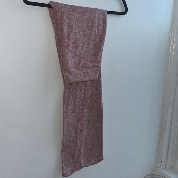 Gymshark Fleur Texture Leggings — Brick Red Size S - Picture 6 of 8